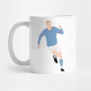 Erling Haaland minimalist illustration Mug